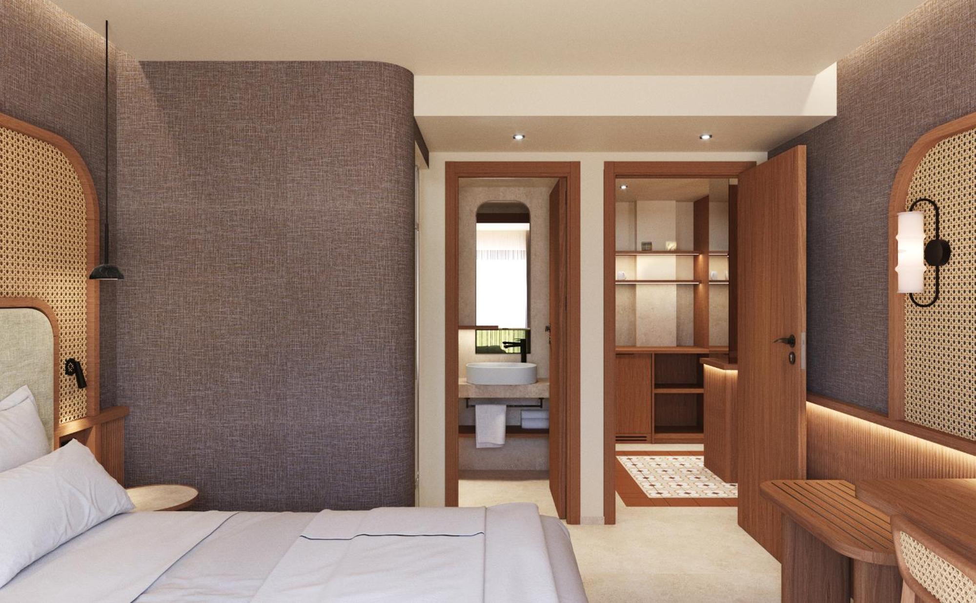 Sentido Apollo Palace Mesongi Luaran gambar A guest room at the hotel